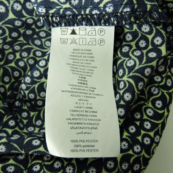 Michael Kors zip front lightweight long roll-up sleeves shirt blouse top - Picture 11 of 11